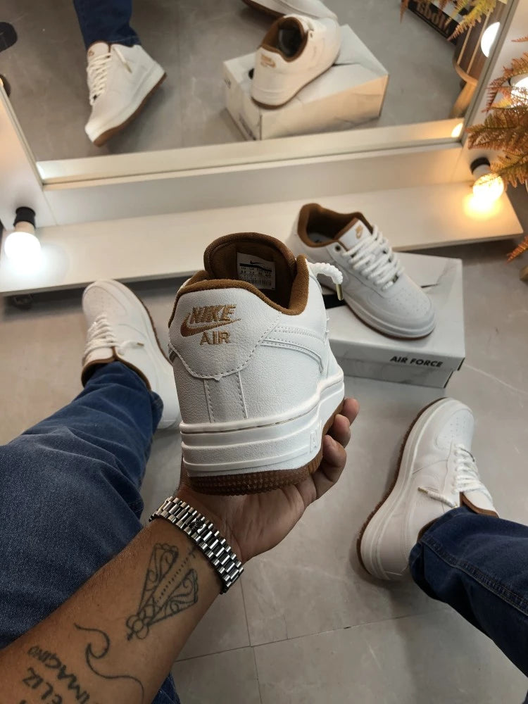 NK AIR FORCE LUXO BRANCO/CARBONO