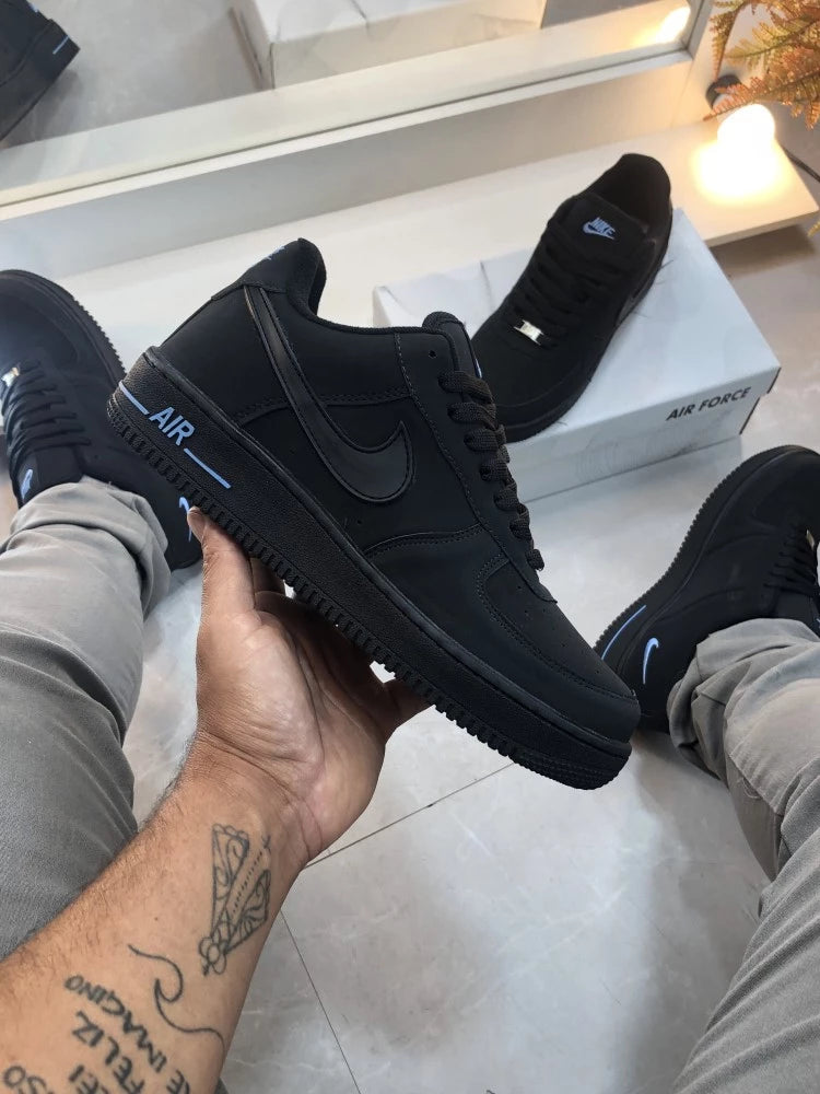 NK AIR FORCE PREMIUM PRETO NOBUCK/AZUL