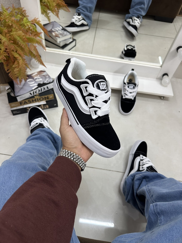 VNS KNU VULCANIZADO PRETO/BCO