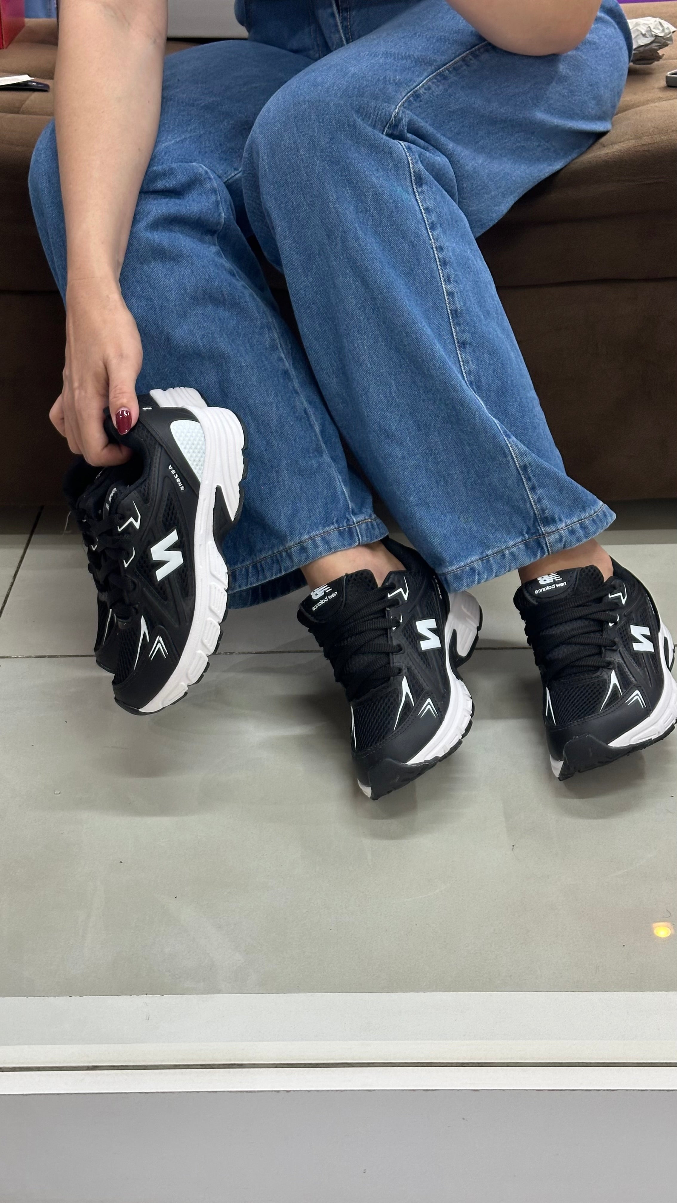 NB BALANCE ABZORB PRETO BRANCO