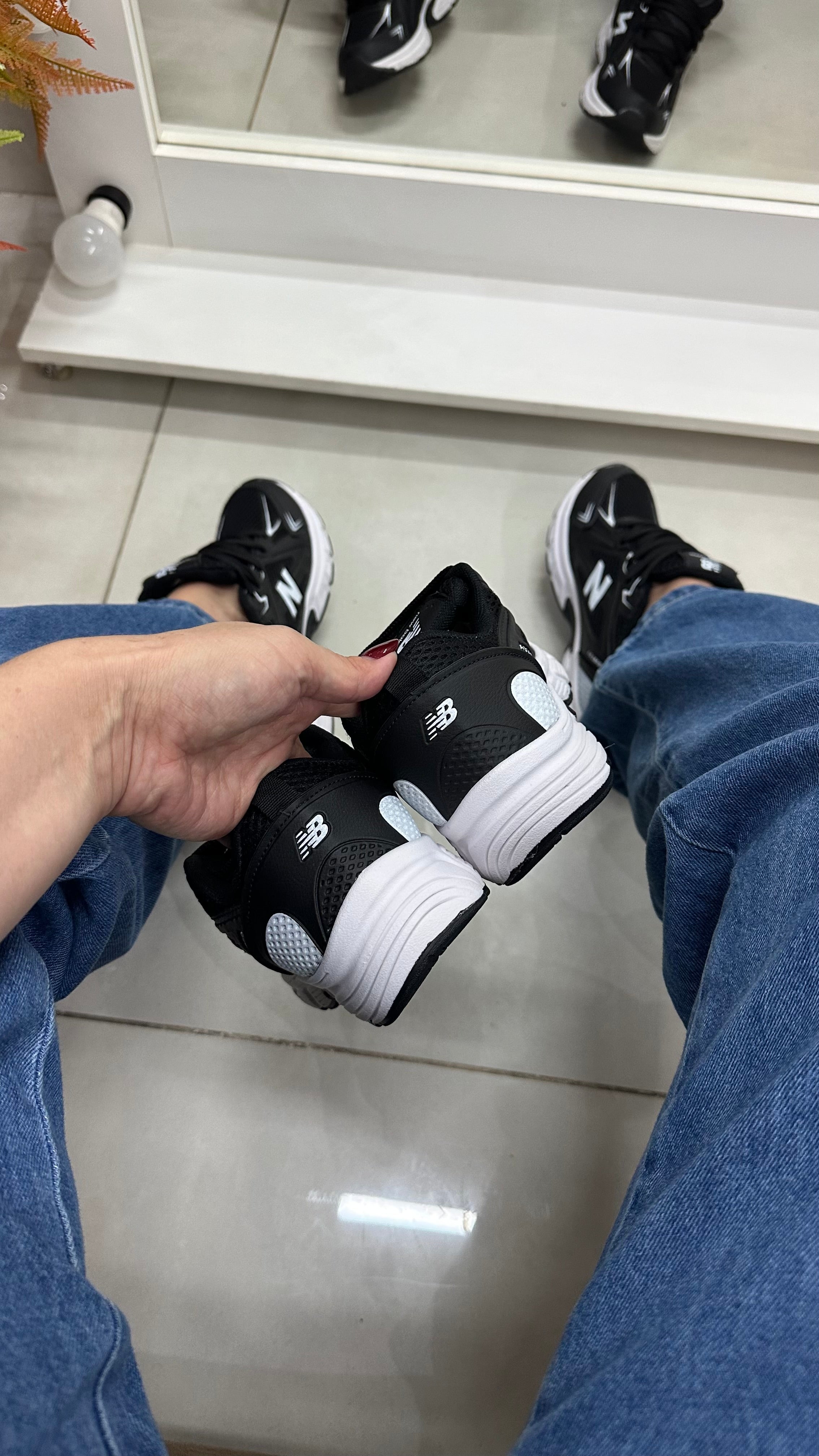 NB BALANCE ABZORB PRETO BRANCO