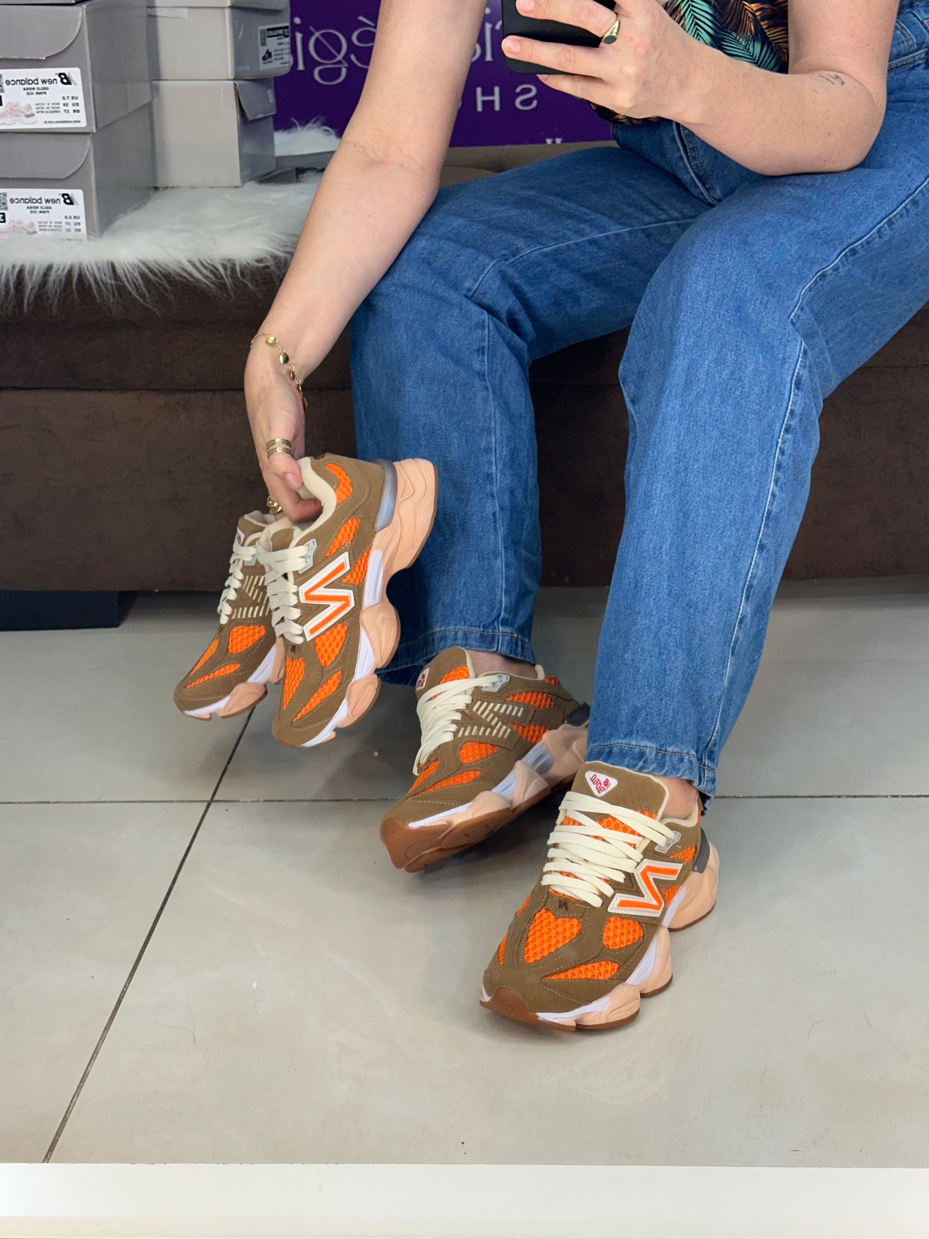 NB 9060 PREMIUM LUXO LARANJA