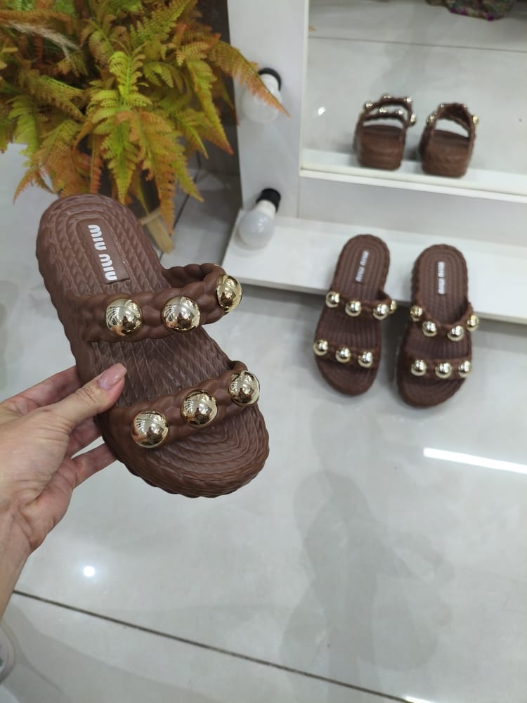 PLATAFORMA MIU MIU NUVEM CHOCOLATE