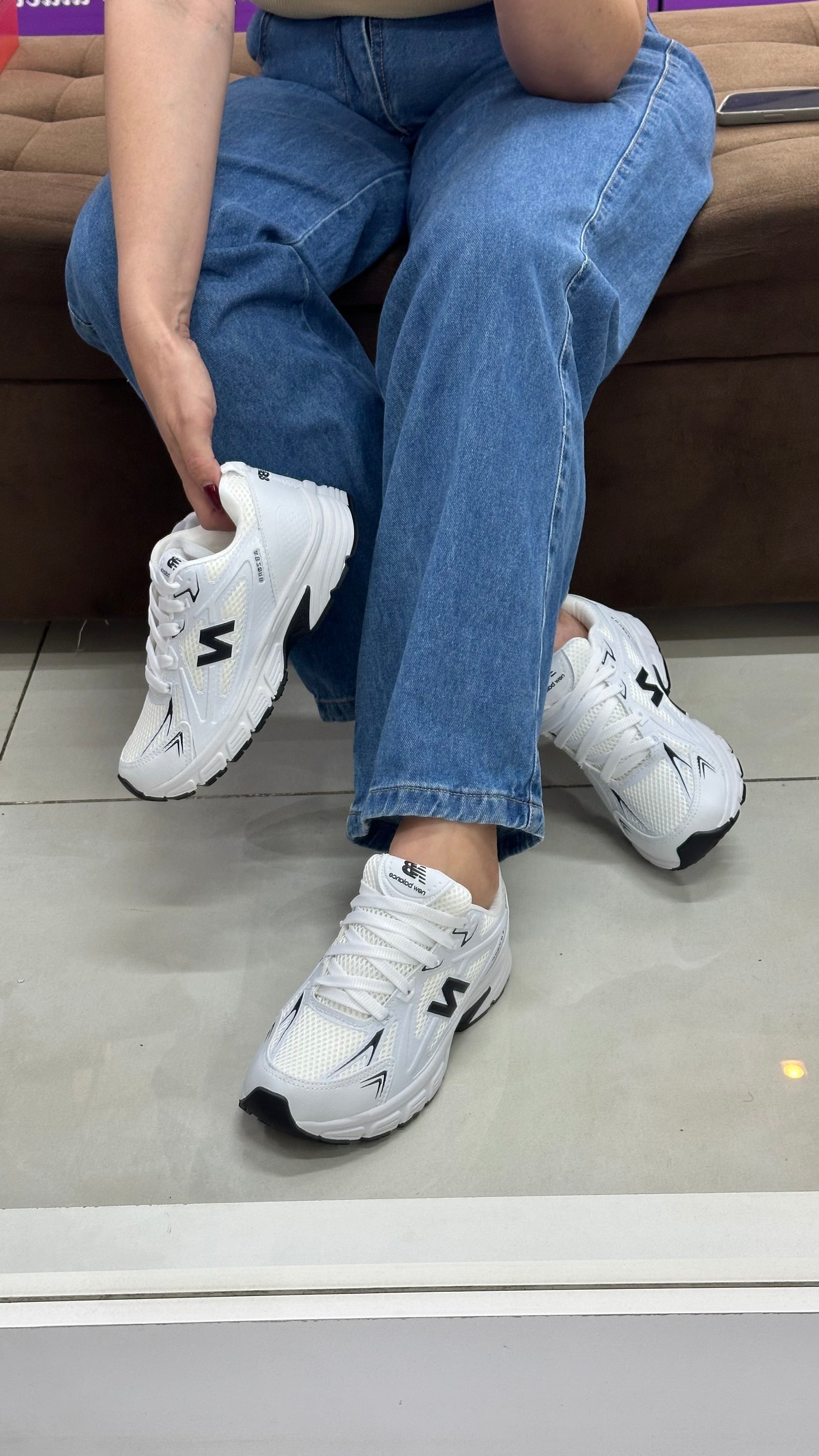 NB BALANCE ABZORB BRANCO PRETO