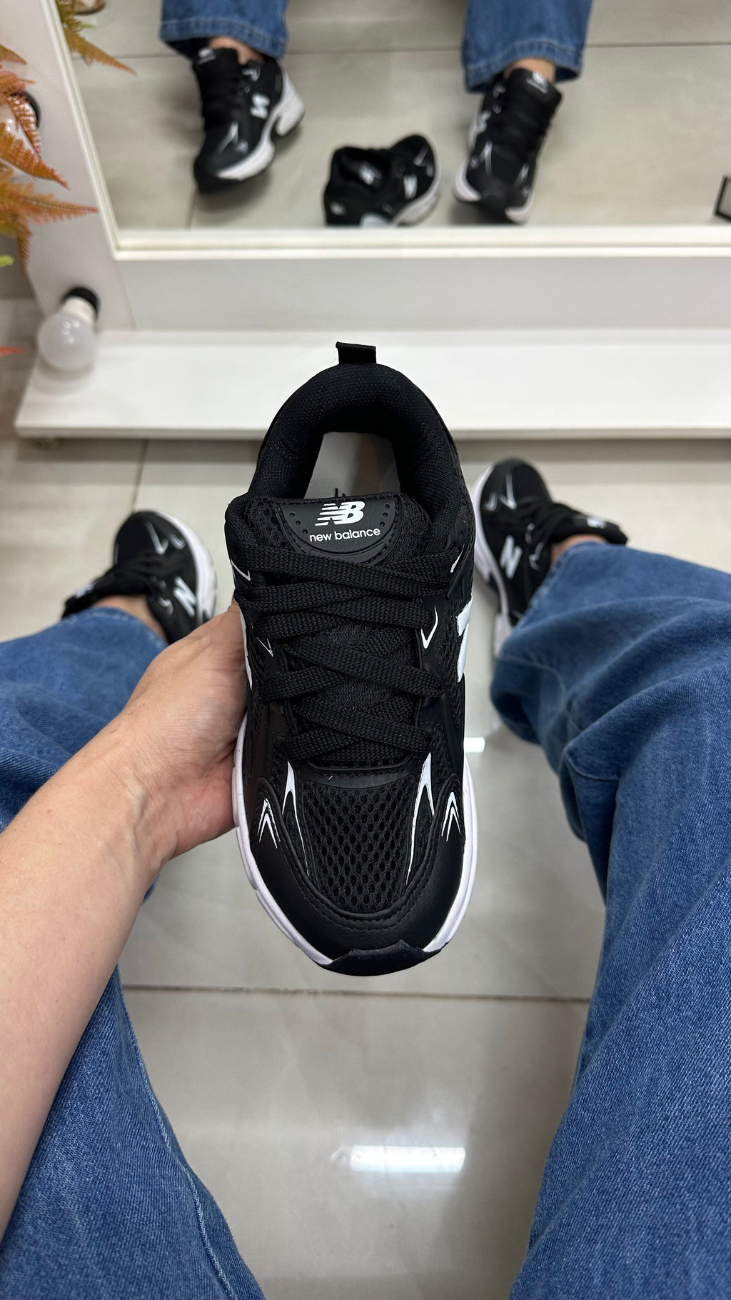 NB BALANCE ABZORB PRETO BRANCO