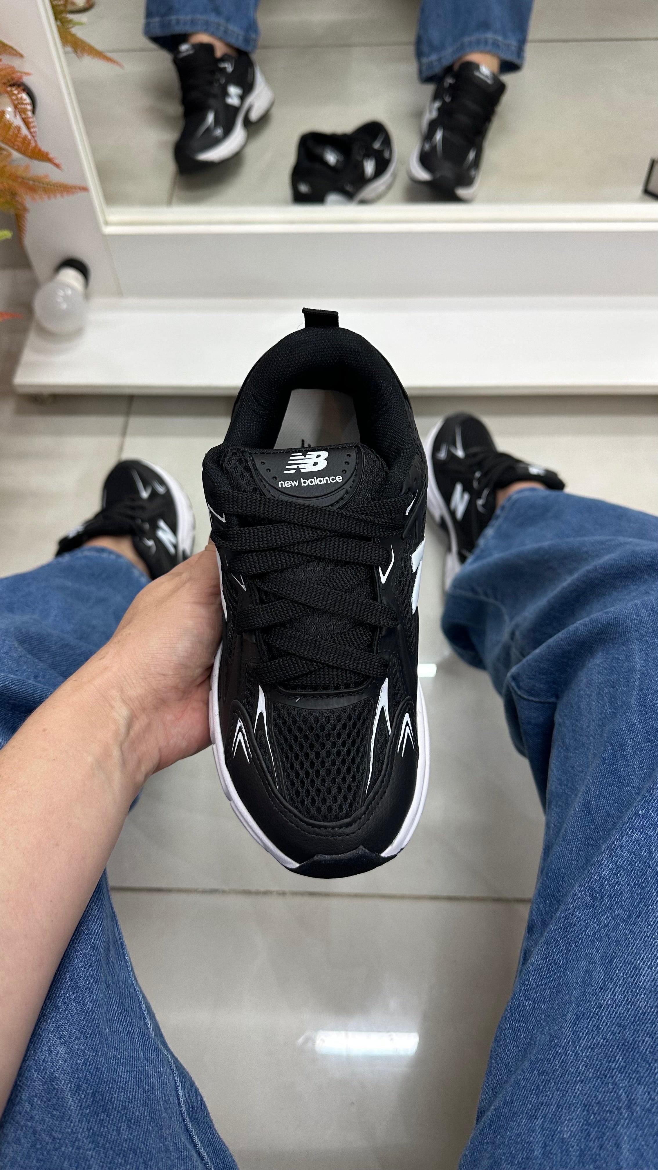 NB BALANCE ABZORB PRETO BRANCO
