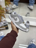 NK DUNK LOW CINZA/BRANCO