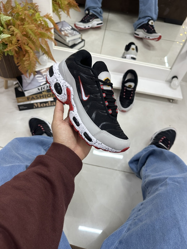 NK TN REFLETIVO PRETO/BEGE/VERMELHO