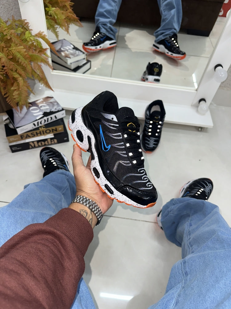 NK TN REFLETIVO PRETO/LARANJA
