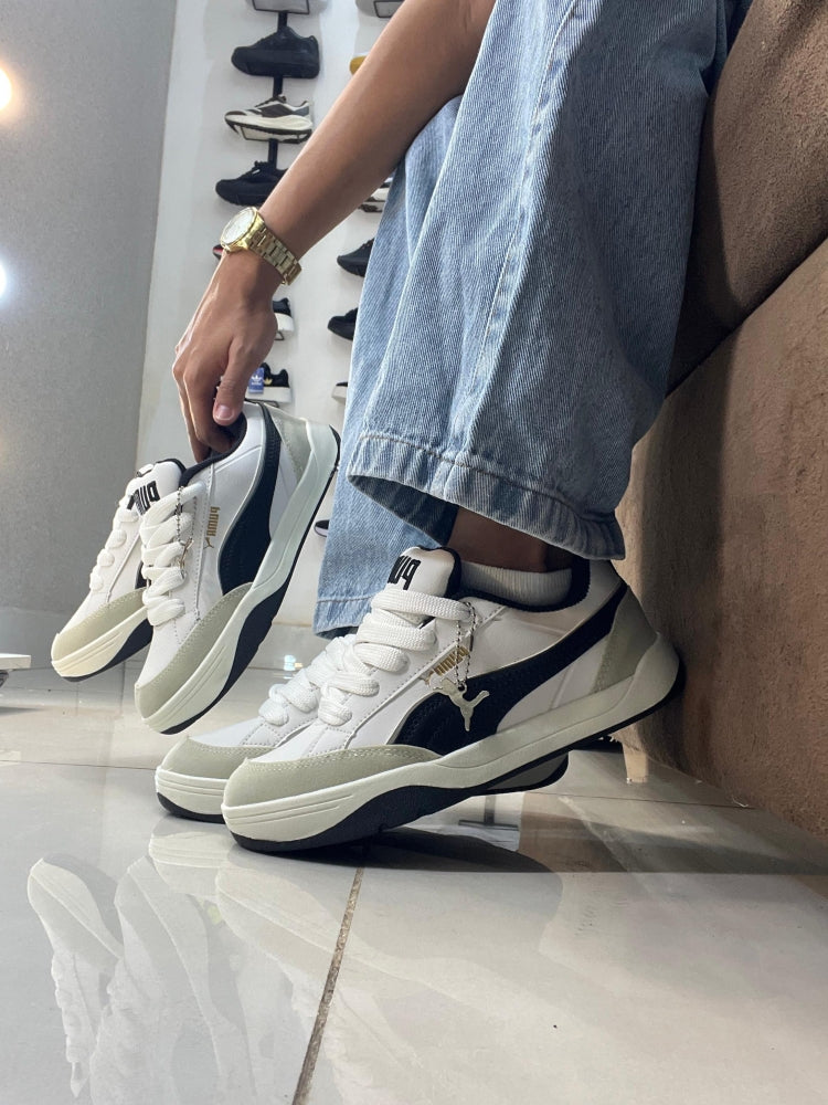 PMA SNEAKER 20S LUXO BRANCO/PRETO