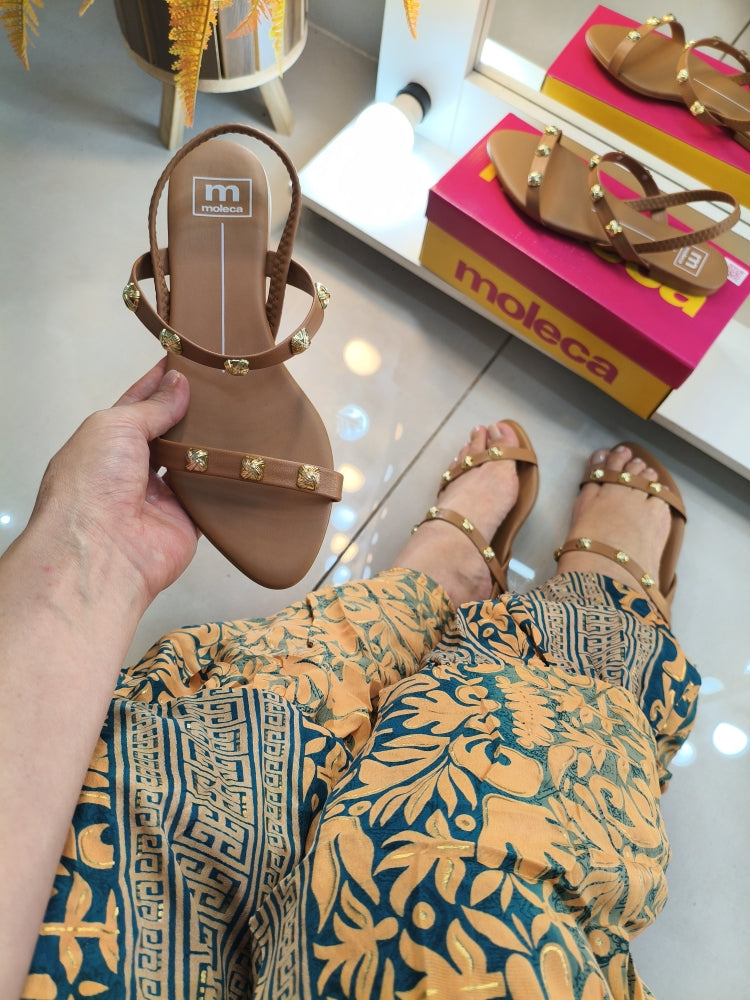 SANDALIA MOLECA 5561102 CARAMELO