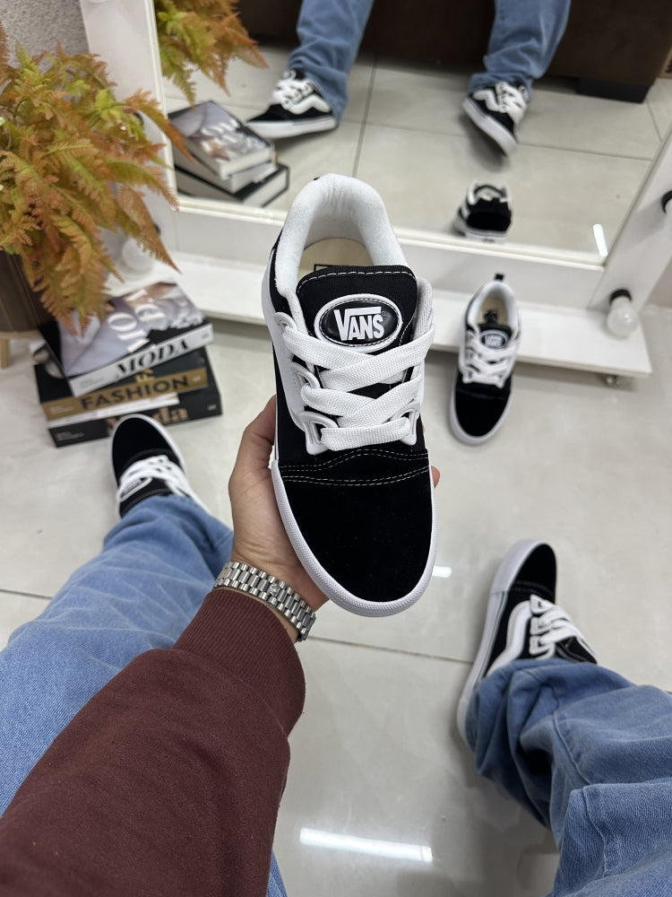 VNS KNU VULCANIZADO PRETO/BCO