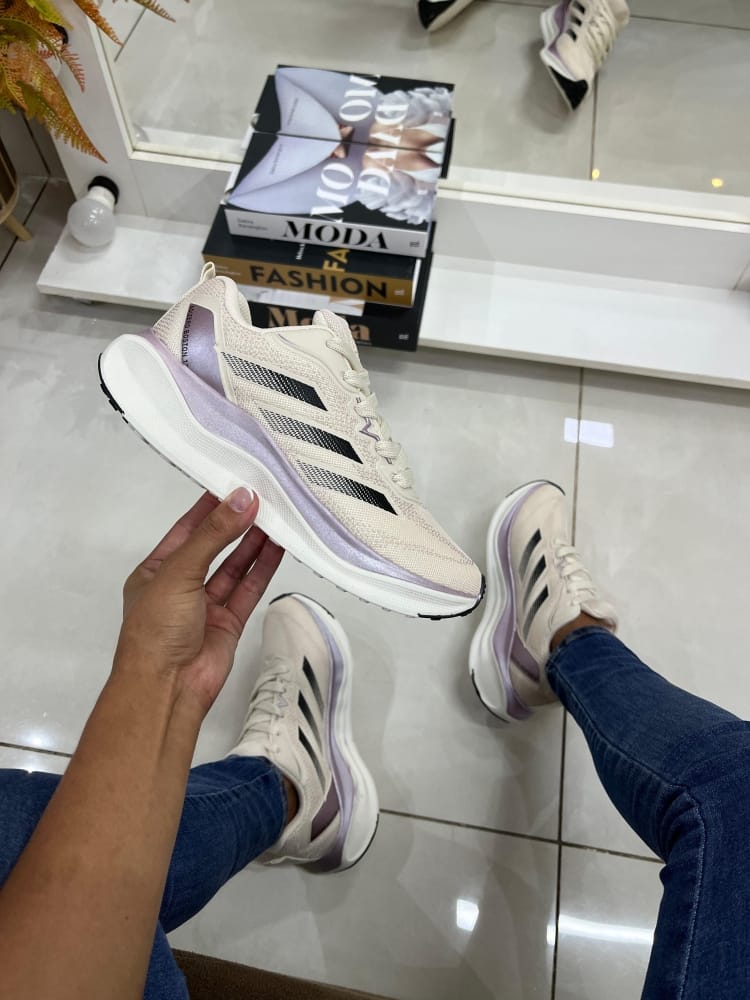 ADS ADIZERO PREMIUM CREME/UVA METALIZADA