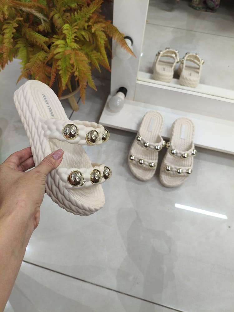 PLATAFORMA MIU MIU NUVEM OFF WHITE