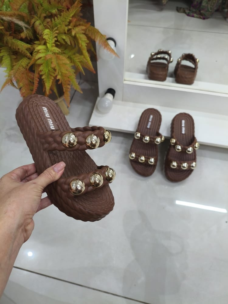 PLATAFORMA MIU MIU NUVEM CHOCOLATE