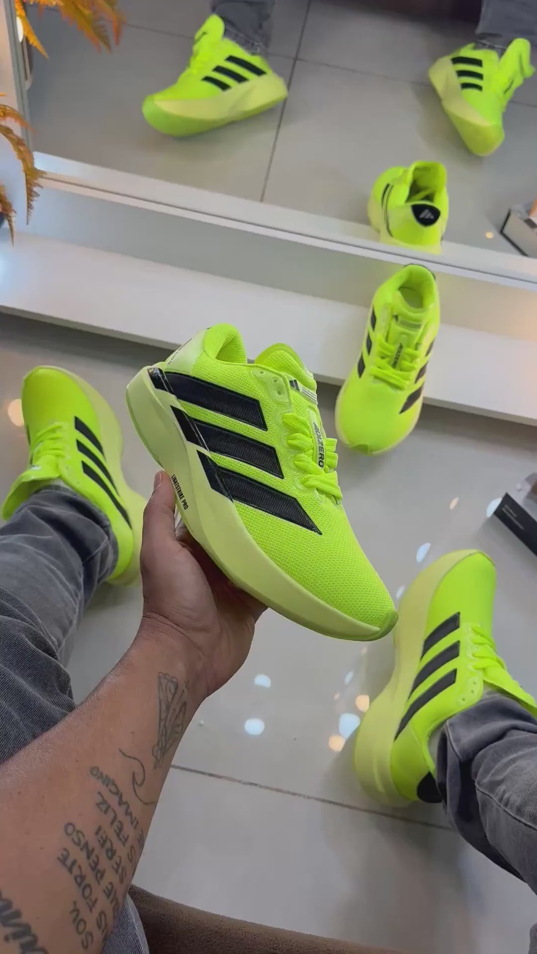 AD ADIZERO EVO SL PRO VERDE LIMÃO