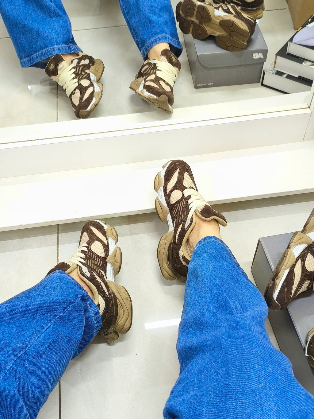 NB 9060 PREMIUM MARRON CAPUCCINO